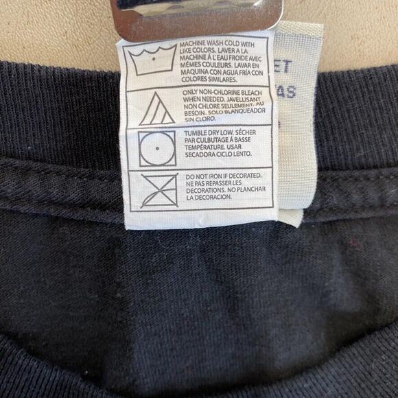 Old Guys Rule Tshirt Mens Large Black Graphic Larry Curly Mo Tee Short Sleeve - Picture 10 of 10